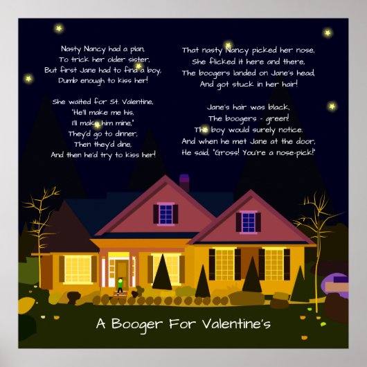 Een oplader voor Valentijns of Prom Night Poem Poster (Voorkant)