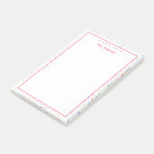 Een opmerking van - Aangepaste leraarsnaam - Cute Post-it® Notes (Schuin)