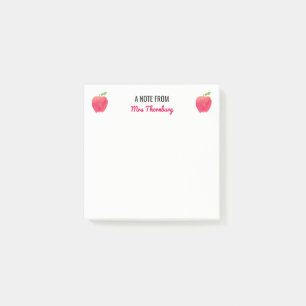 Een opmerking van de leerkracht-gepersonaliseerde  post-it® notes