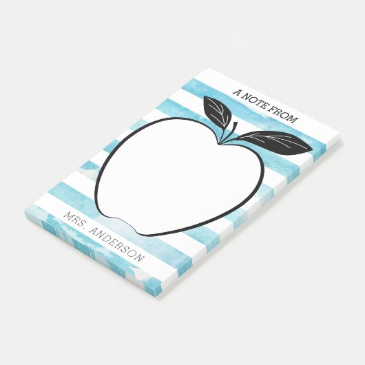 Een opmerking van leerlingenappel- en Waterverf-st Post-it® Notes