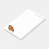 Een opmerking van ... Monarch Butterfly Notitieblo Post-it® Notes (Schuin)
