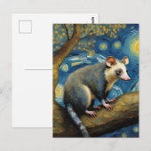Een opossum van Van Gogh Briefkaart (Voorkant / Achterkant)