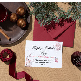 Een oprechte Moederdag poster Kaart