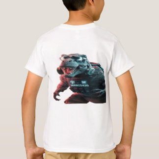 Een opvallende foto van een dreigende T-Rex, showc T-shirt