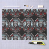 Een opvallende illustratie van een panter tissuepapier (Craft)