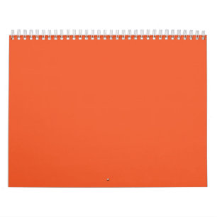 Een oranje achtergrond met een kalender