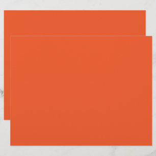 Een oranje achtergrond met een zwarte rand briefhoofd