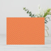 Een oranje en gele achtergrond met kleine vierkant programma (Staand voorkant)