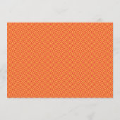 Een oranje en gele achtergrond met kleine vierkant programma (Achterkant)