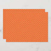 Een oranje en gele achtergrond met kleine vierkant programma (Voorkant / Achterkant)