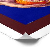 Eén  Oranje label hebben Poster (Hoek)