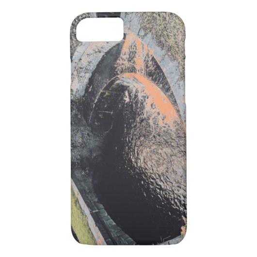 Een Oranje pool in Welshpool Case-Mate iPhone Case (Achterkant)