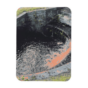 Een Oranje pool in Welshpool Magneet