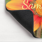 Eén Oranje ventilator op maat Muismat (Hoek)