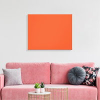 Een oranje vierkant met een witte rand, waardoor e