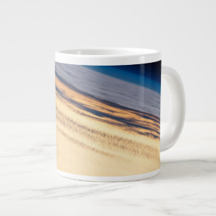 Een orbitale zonsondergang voor de kust van Baja C Extra Grote Beker