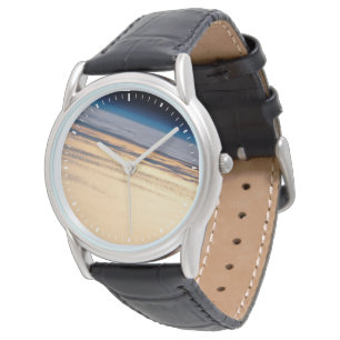 Een orbitale zonsondergang voor de kust van Baja C Horloge