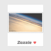 Een orbitale zonsondergang voor de kust van Baja C Sticker (Vel)