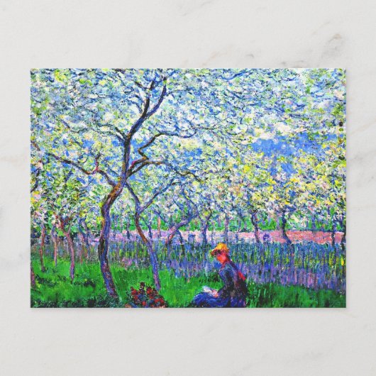 Een Orchard in de lente Briefkaart (Voorkant)