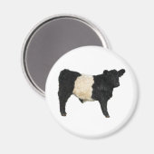 Een Oreo fancy? Belted Galloway Koe Magneet (Voorkant / Achterkant)