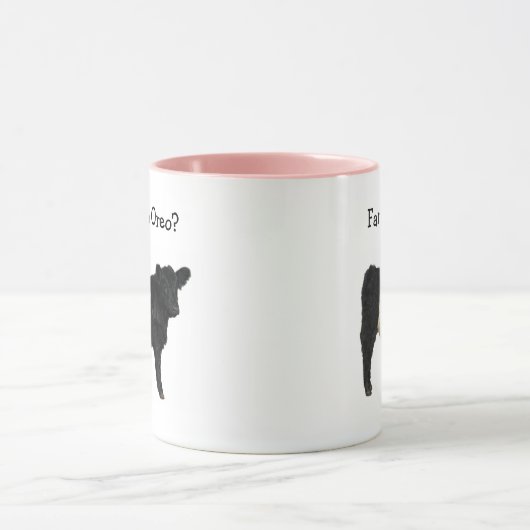 Een Oreo fancy? Beltie Galloway Koe Beltie Steer Mok (Midden)