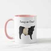 Een Oreo fancy? Beltie Galloway Koe Beltie Steer Mok (Links)