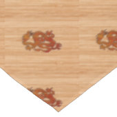 Een orientale draak in Bamboo Tafelkleed (Gekanteld)