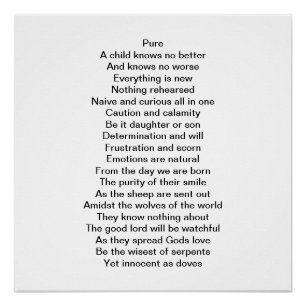 Een origineel gedicht over moeder en zoon perfect poster