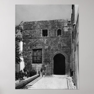 Een oud huis in Lindos, Rhodes Poster
