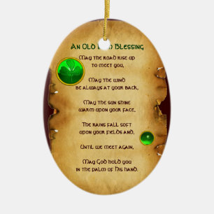 Een oud Iers Ziekenhuis Keramisch Ornament