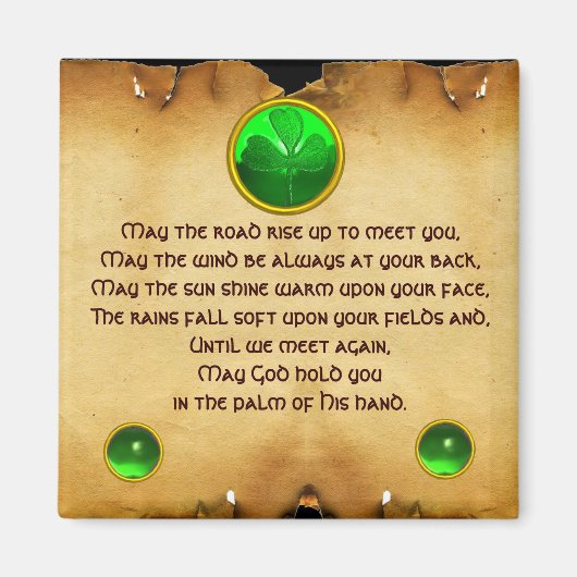 Een oud Iers Ziekenhuis Magneet (Voorkant)