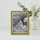 Een oud kerstcadeautje Briefkaart (Staand voorkant)