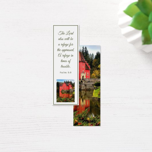 Een oud kleurrijk elegant Bijbelvers Mini Visitekaartjes (Bureau)