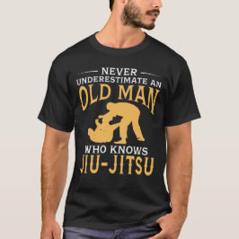 Een oud Man dat Jiu-Jitsu kent T-shirt
