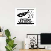 Een oud Man met een baard Poster (Thuiskantoor)
