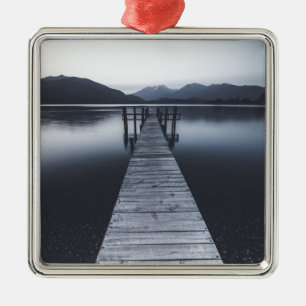 Een oud pier-portret metalen ornament