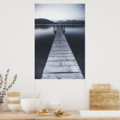 Een oud pier-portret poster (Keuken)