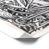 Een oud spel poster (Hoek)