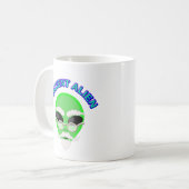 Een oude Alien Koffiemok (Voorkant links)