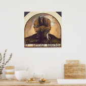 Een oude bergtrol poster (Keuken)