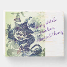 Een oude heks had iets magisch gebrouwen