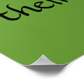 Een oude Ierse vloek Poster (Hoek)