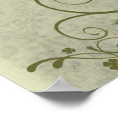 EEN OUDE IRISH WEDDING Bless Distress Damask Poster (Hoek)