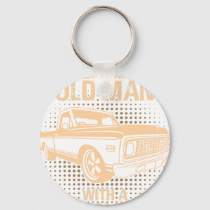 Een Oude Man Chevrolet C10 1971 Tot 1972 Sleutelhanger