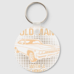 Een oude man Chevrolet Impala Ss 1965 Sleutelhanger