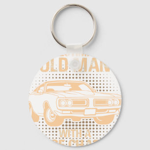Een oude man Dodge Charger 1971 Sleutelhanger