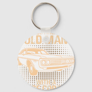 Een oude man Dodge Coronet 1972 Sleutelhanger