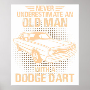 Een oude man Dodge Dart 73 Poster