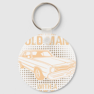 Een oude man Dodge Dart 73 Sleutelhanger
