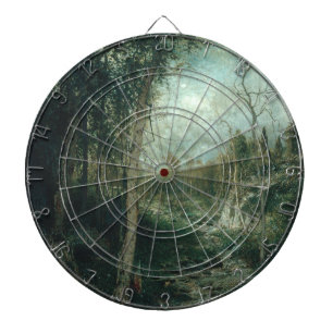 Een Oude Open plek (1881) - Dartbord